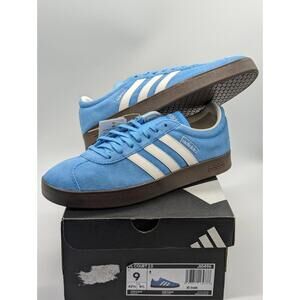 Adidas VL Court 2.0 Casual Shoes Sneakers Men's Size 9 Blue White JI0496 Brown